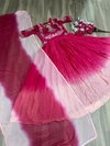 PC 375 Pure Chinon Embroidered Gown Wholesale Clothing Distributors In India